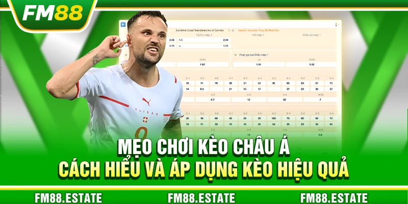 Mẹo chơi kèo châu Á - Cách hiểu và áp dụng kèo hiệu quả