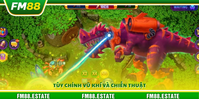 Bắn cá khủng long FM88 – Trải nghiệm săn cá khổng lồ kịch tính 3 Người chơi có thể linh hoạt điều chỉnh vũ khí