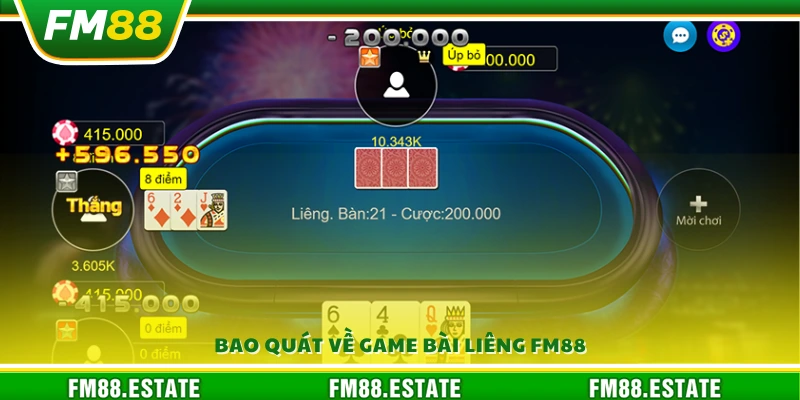 Liêng FM88 – Thử sức với trò chơi bài hấp dẫn dễ thắng 2 Giới thiệu game bài Liêng FM88 trực tuyến