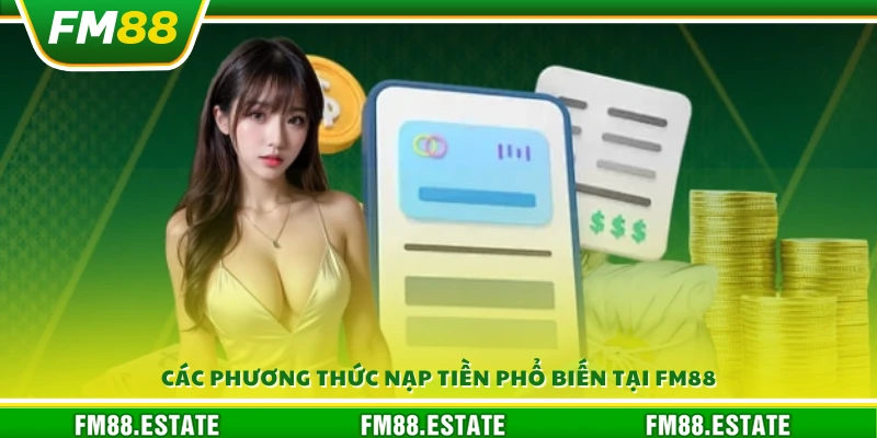 Nạp tiền FM88 - Các bước nạp tiền đơn giản và tiện lợi 2 Những hình thức nạp tiền FM88 thường dùng