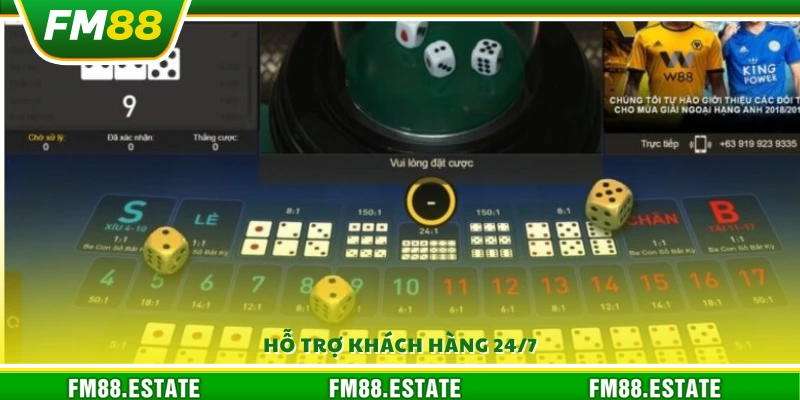 Tài xỉu FM88 – Cược nhanh thắng lớn mỗi ngày 4 Đội ngũ hỗ trợ luôn sẵn sàng 24/7