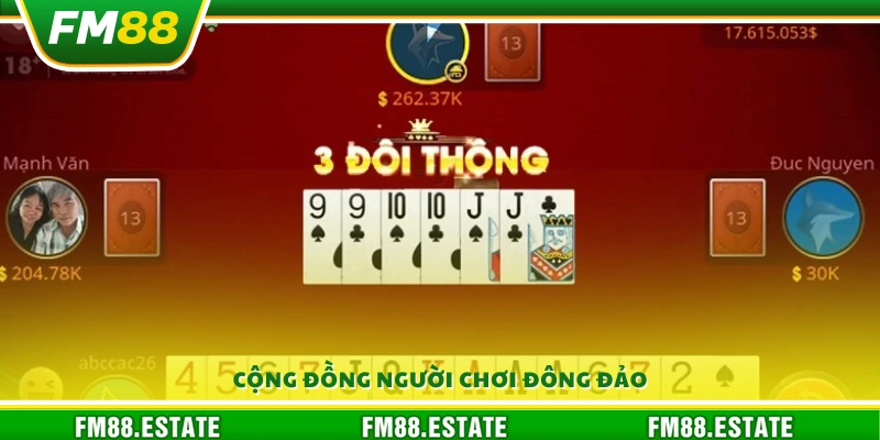 Số lượng lớn người chơi 